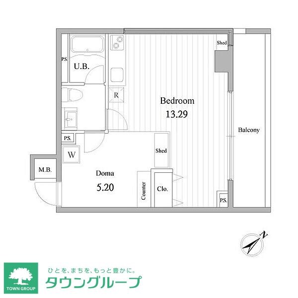 エルスタンザ赤坂の物件間取画像