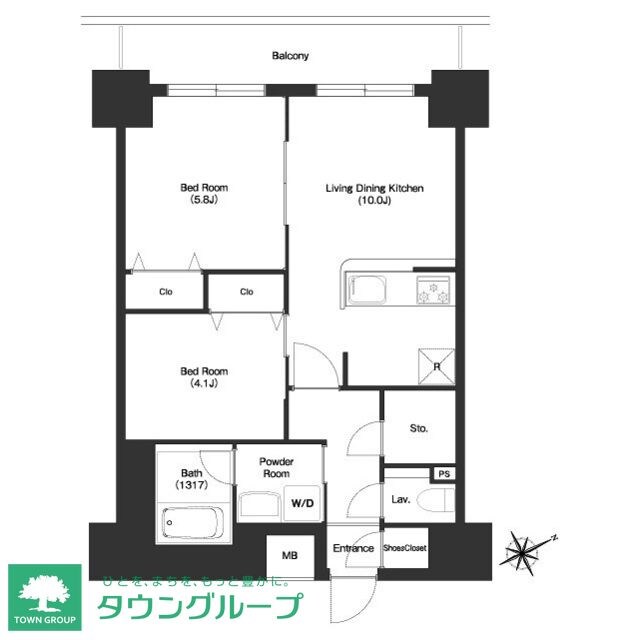 ＢＰＲレジデンス門前仲町の物件間取画像