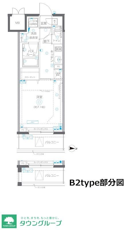 ZOOM錦糸町Parksideの物件間取画像