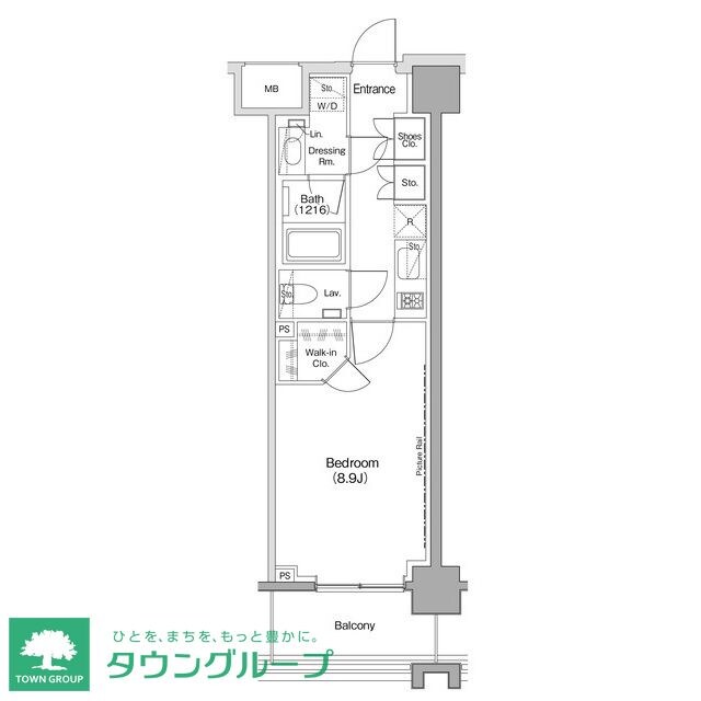 ヴェール・クレール大崎の物件間取画像