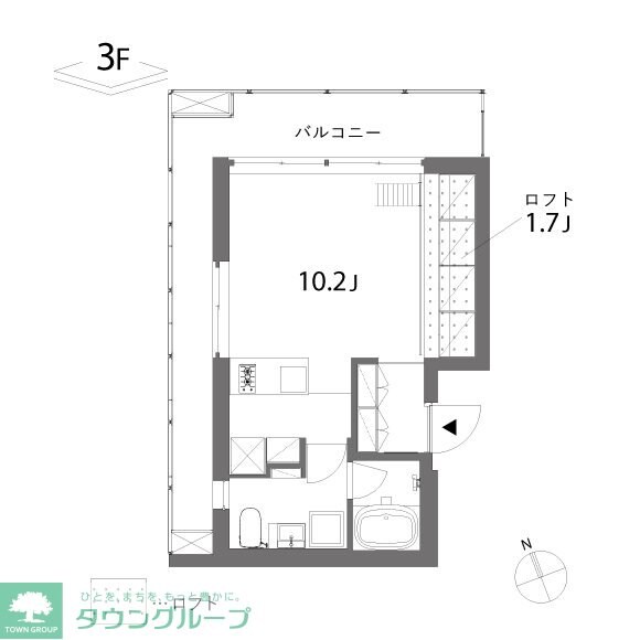 武蔵小山.Hillzの物件間取画像