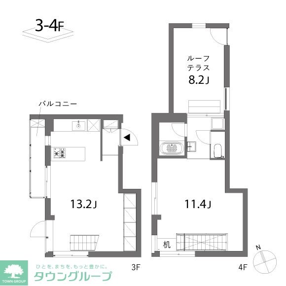 武蔵小山.Hillzの物件間取画像