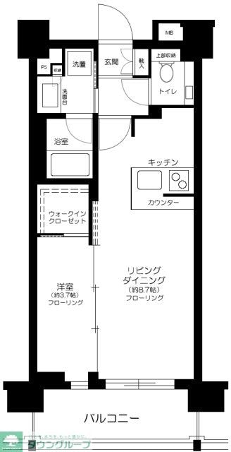 ガーラ・レジデンス浅草の物件間取画像