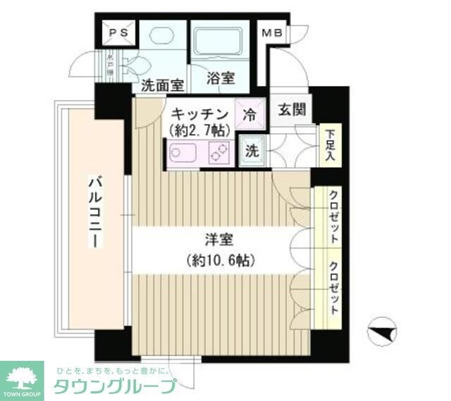 アゼリアテラス新宿の物件間取画像