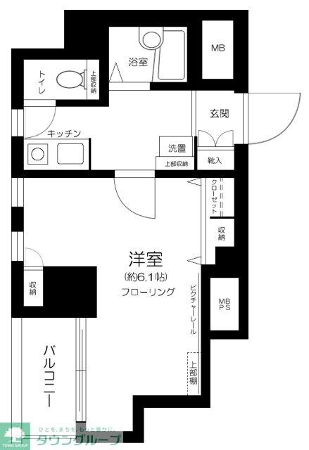 メインステージ日本橋箱崎IIの物件間取画像