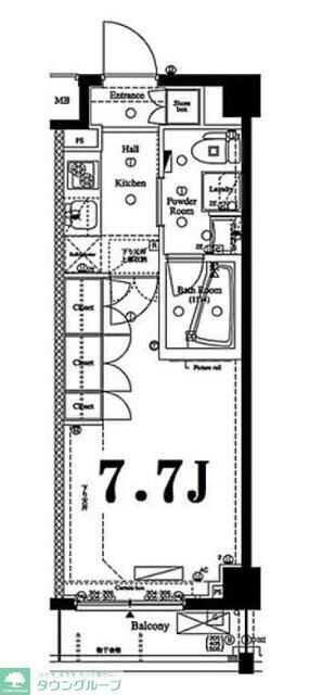 アクサス西馬込アジールコートの物件間取画像