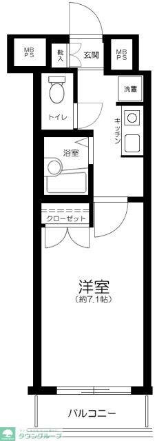 ロイヤルアメニティー白金の物件間取画像