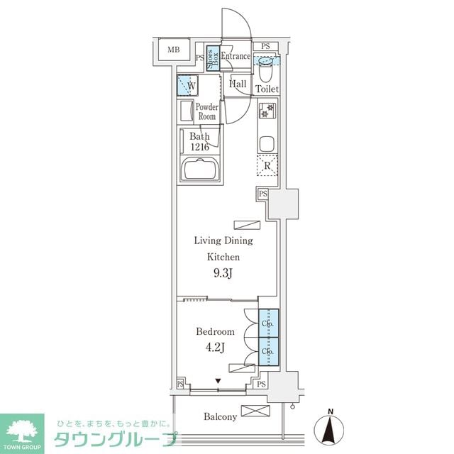 ロイジェントパークス押上錦糸町の物件間取画像