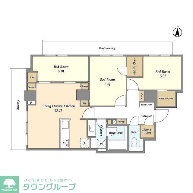 ラティエラ四谷の物件間取画像