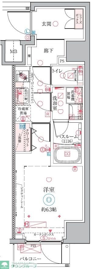 クレヴィスタ三ノ輪の物件間取画像