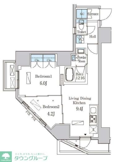 ライオンズフォーシア神田須田町の物件間取画像