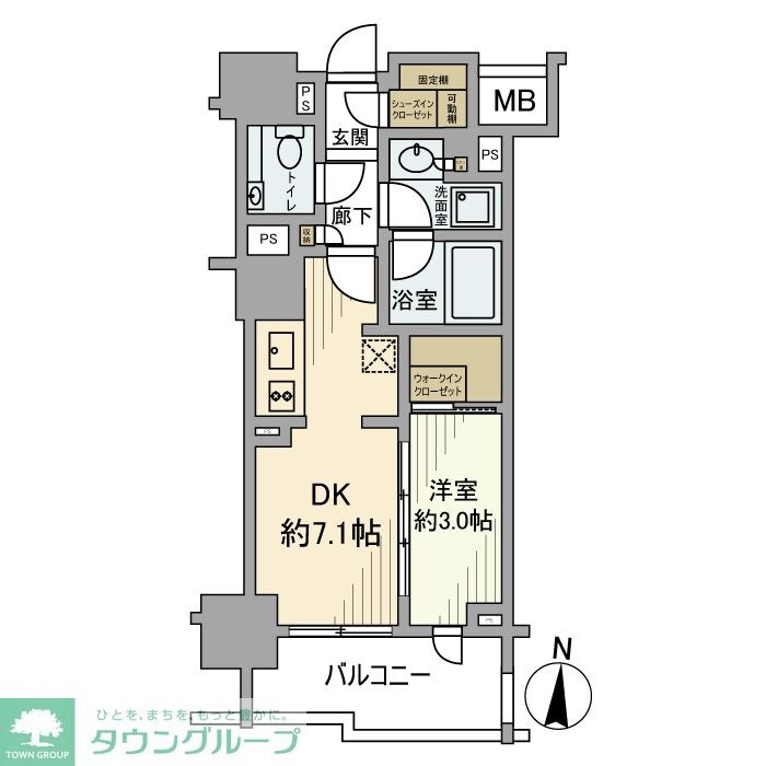 アトラス北品川の物件間取画像