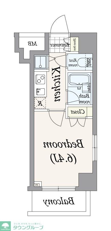 パレステュディオ南麻布の物件間取画像