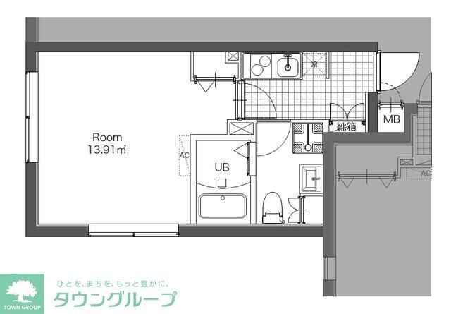 センターコート芝の物件間取画像