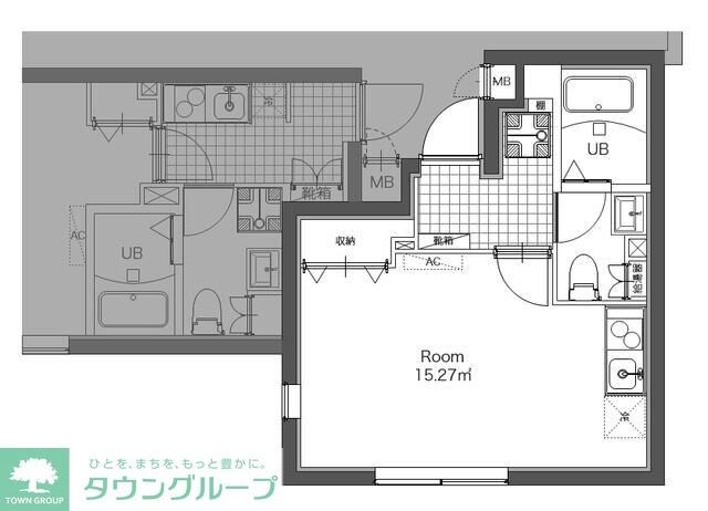 センターコート芝の物件間取画像