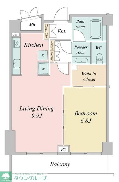 パークプレイス三田の物件間取画像