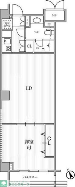 六本木デュープレックスエムズの物件間取画像