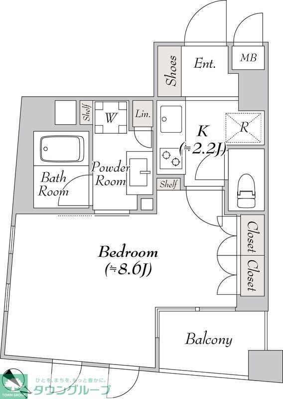 ミリアレジデンス日本橋人形町IIの物件間取画像