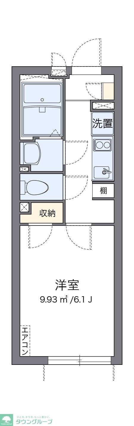 クレイノＺＥＲＯ　２の物件間取画像