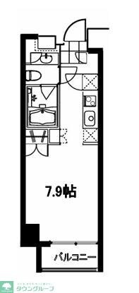 フレンシア麻布十番サウスの物件間取画像