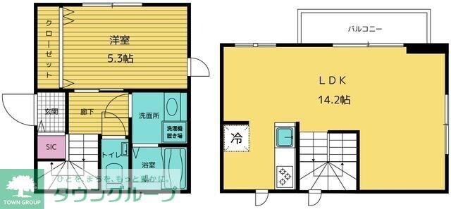 コートヤード表参道の物件間取画像