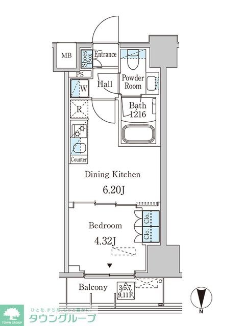 ＪＰ　ｎｏｉｅ　西蒲田の物件間取画像