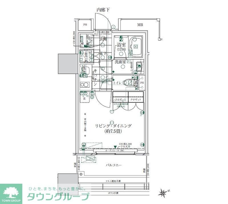 ローレルタワールネ浜松町の物件間取画像