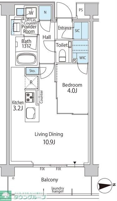 グリーンレジデンス赤坂の物件間取画像
