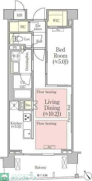 バウスステージ南青山の物件間取画像