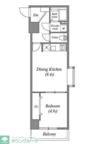 インプルーブ白金の物件間取画像