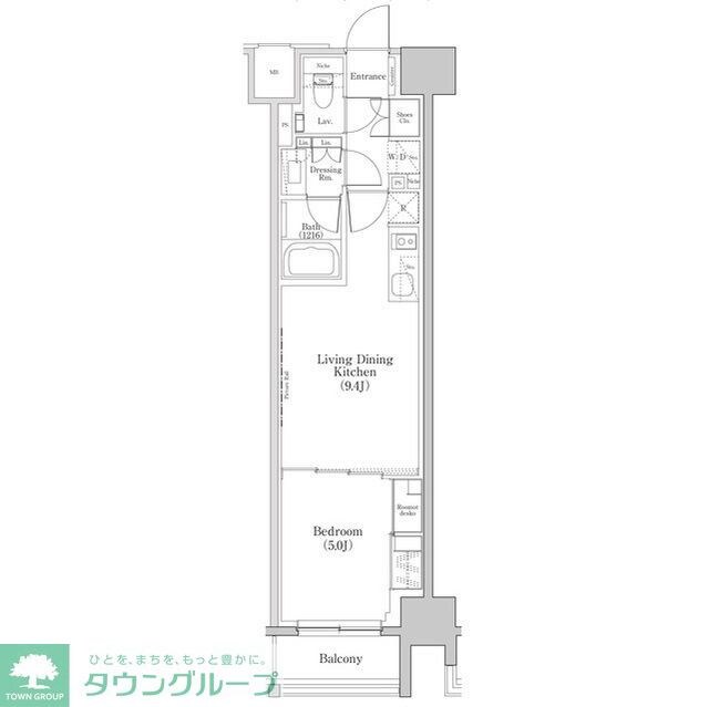 ザ・パークハビオ日本橋三越前の物件間取画像