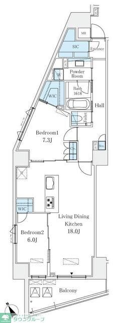 Ｌｅ　ＵｎＤｅｕｘ南青山の物件間取画像