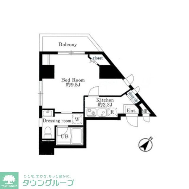 ププレＭＩＹＡ八丁堀の物件間取画像