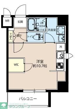 LUNIQ亀戸の物件間取画像