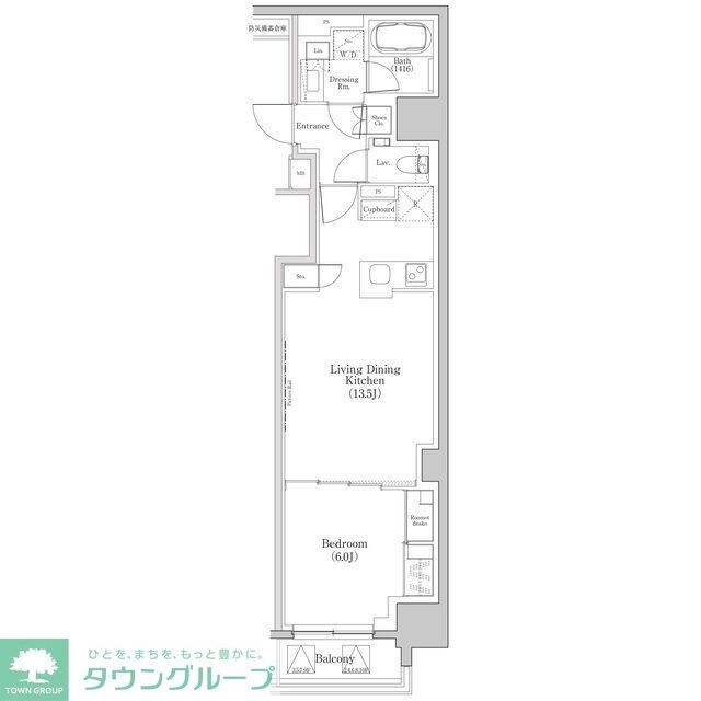 ザ・パークハビオ日本橋三越前の物件間取画像
