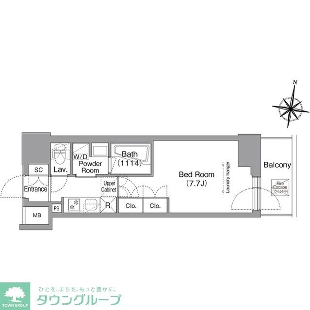 コンフォリア南品川の物件間取画像