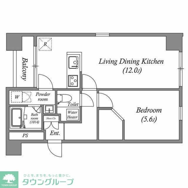 オーパスホームズ八丁堀の物件間取画像