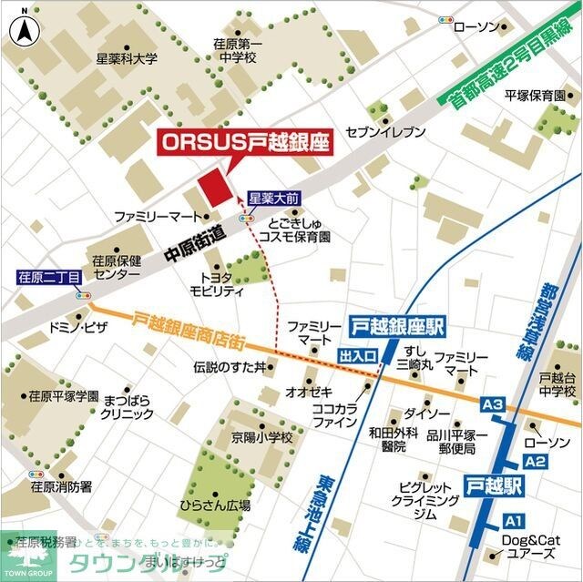 ＯＲＳＵＳ戸越銀座の物件内観写真