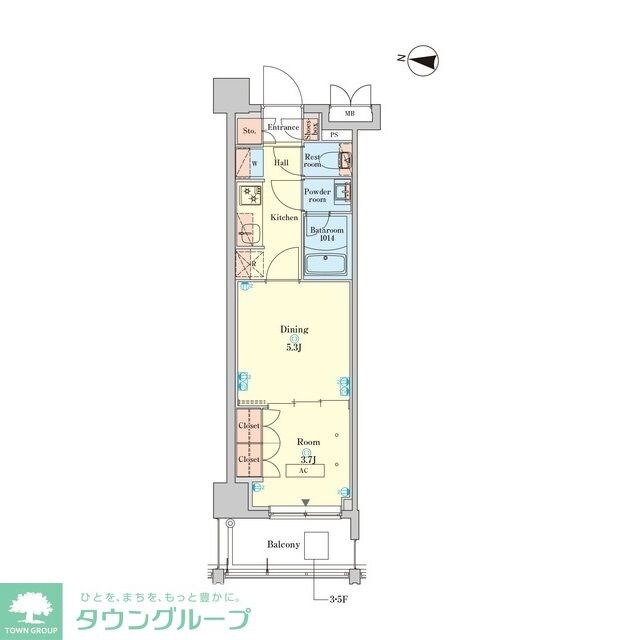 ＲＪＲプレシア千鳥の物件間取画像