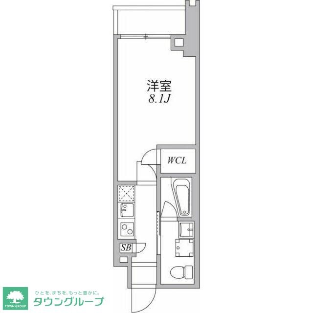 ＡＳＹＬ　ＣＯＵＲＴ　麻布十番の物件間取画像