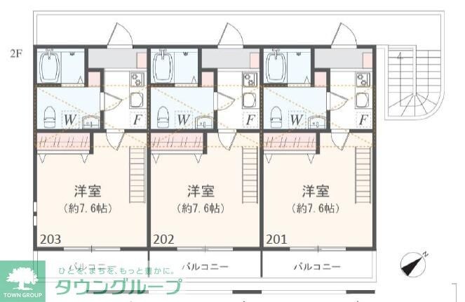 アザーレ・プラネ生田IIの物件間取画像