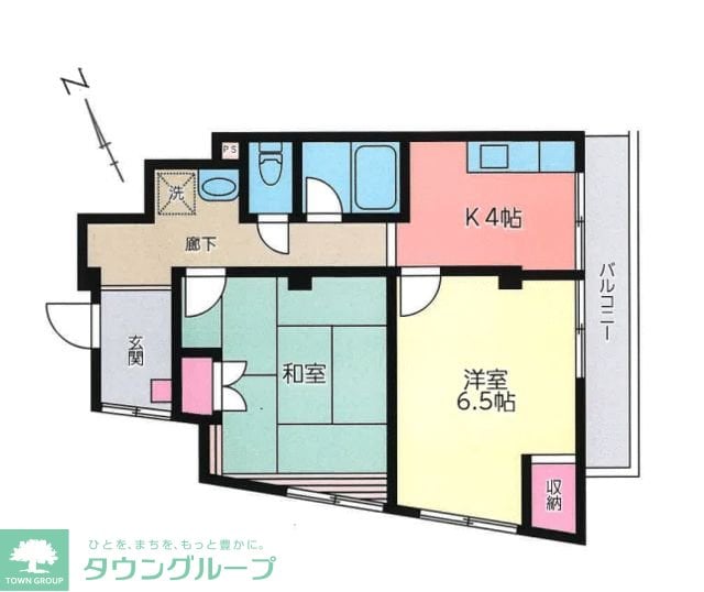 エクセルハイムの物件間取画像