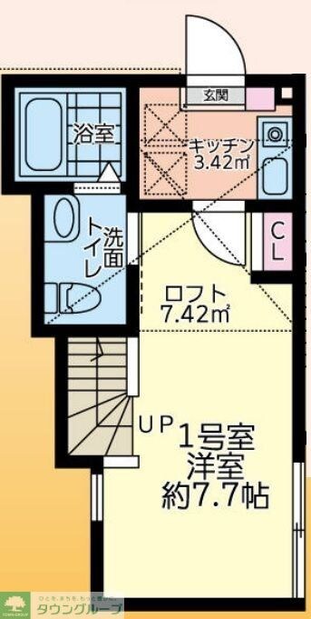 ショコラRezeの物件間取画像