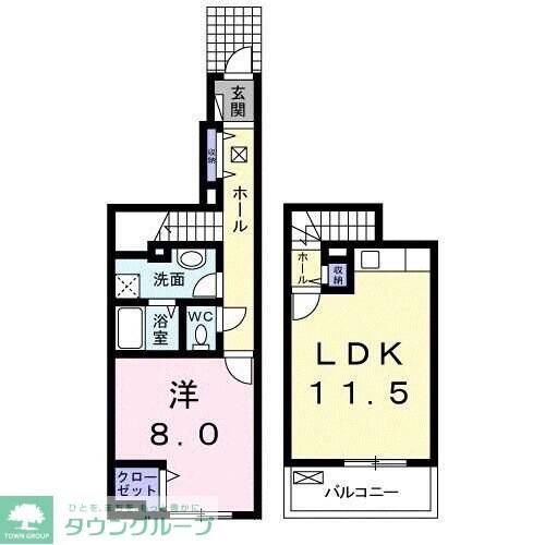パーク　ウエストの物件間取画像