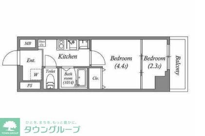 N-flats町田の物件間取画像
