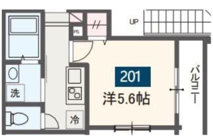 MELDIA八王子の物件間取画像