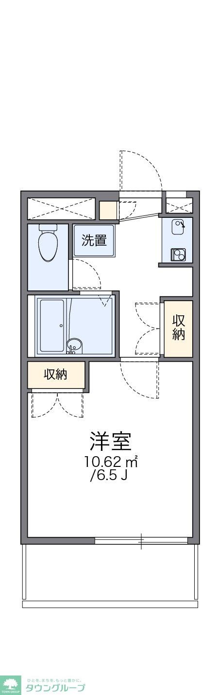 レオパレスヒルズ日野の物件間取画像