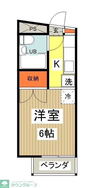 フレンドリーハウスの物件間取画像