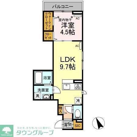 Dレジデンス大和田の物件間取画像