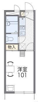 レオパレスパークサイドIIIの物件間取画像